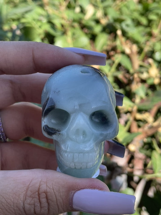 Amazonite Skull