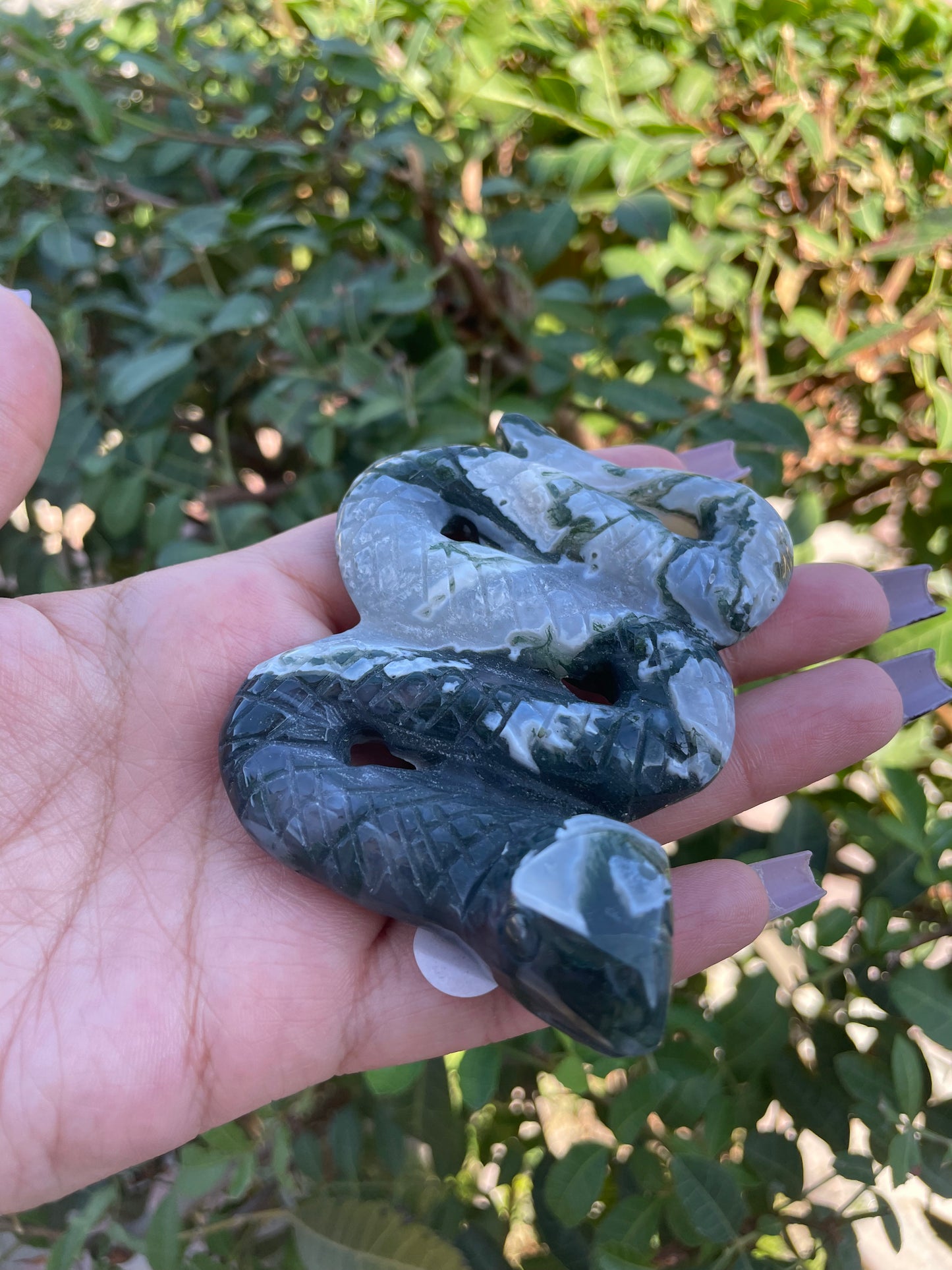 Moss Agate Snake