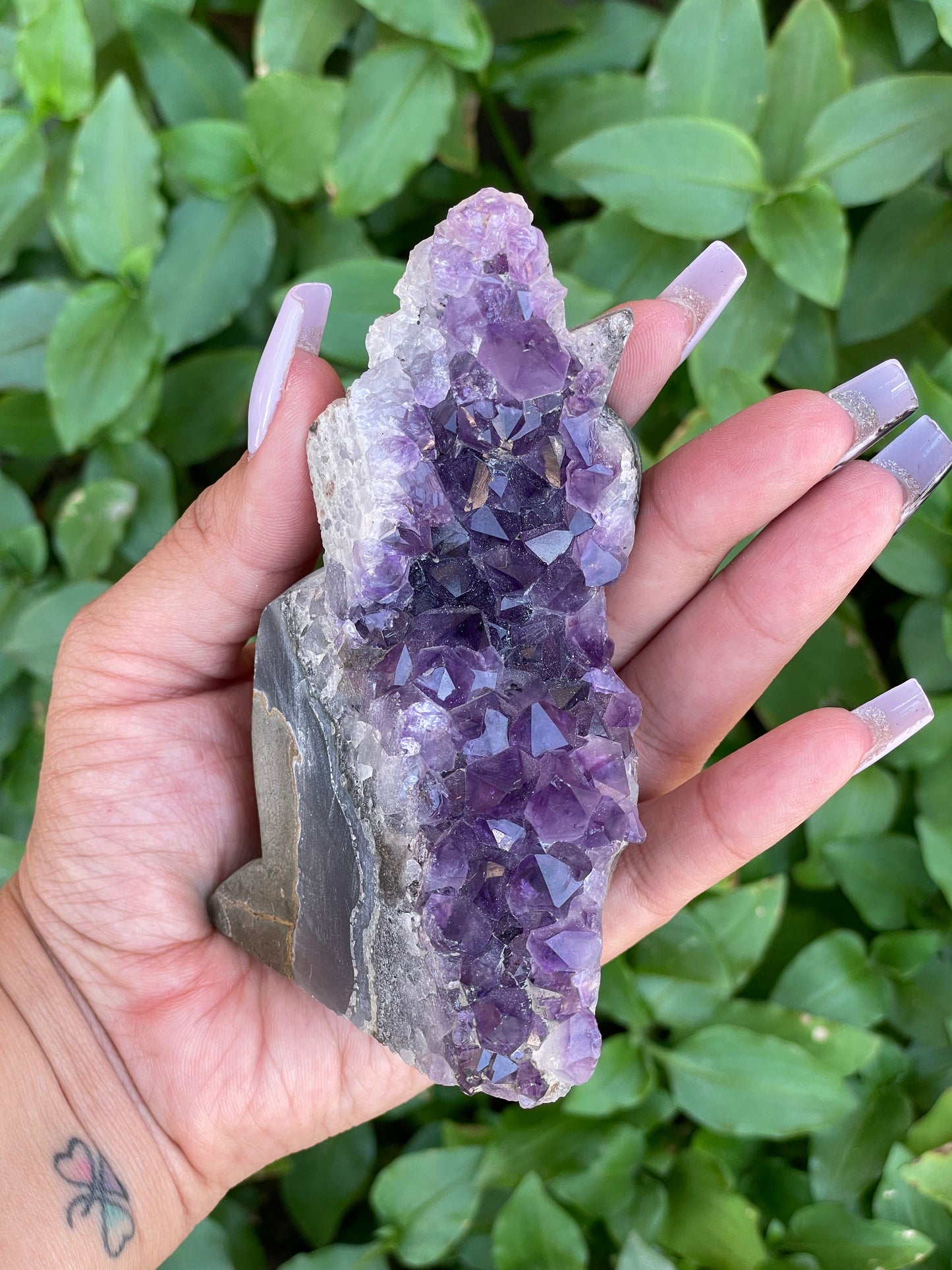 Amethyst carved Owl