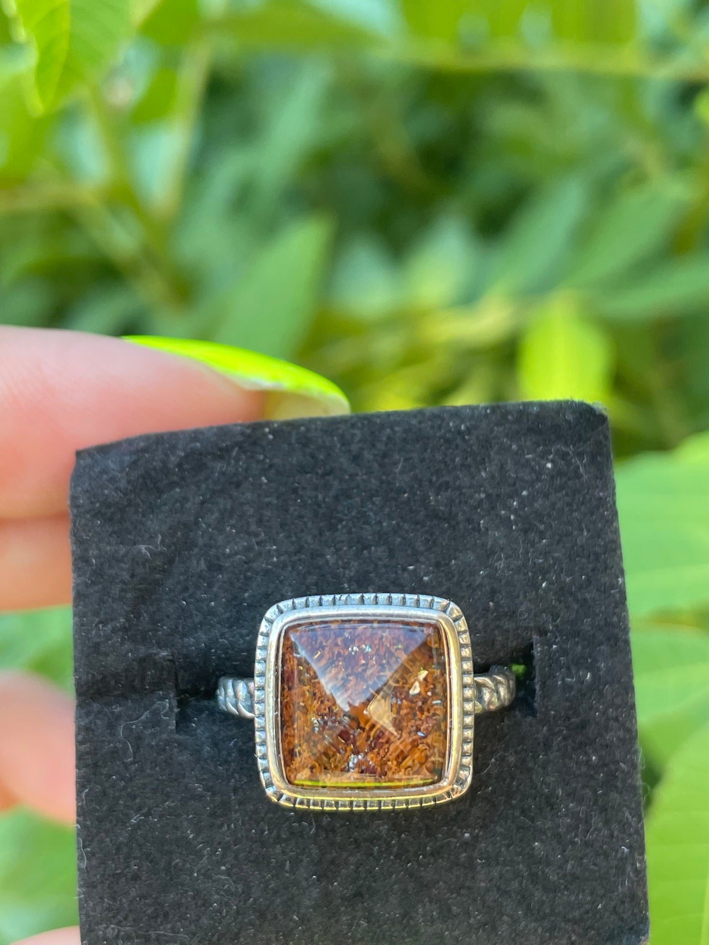 Garden Quartz .925 Sterling Silver Ring