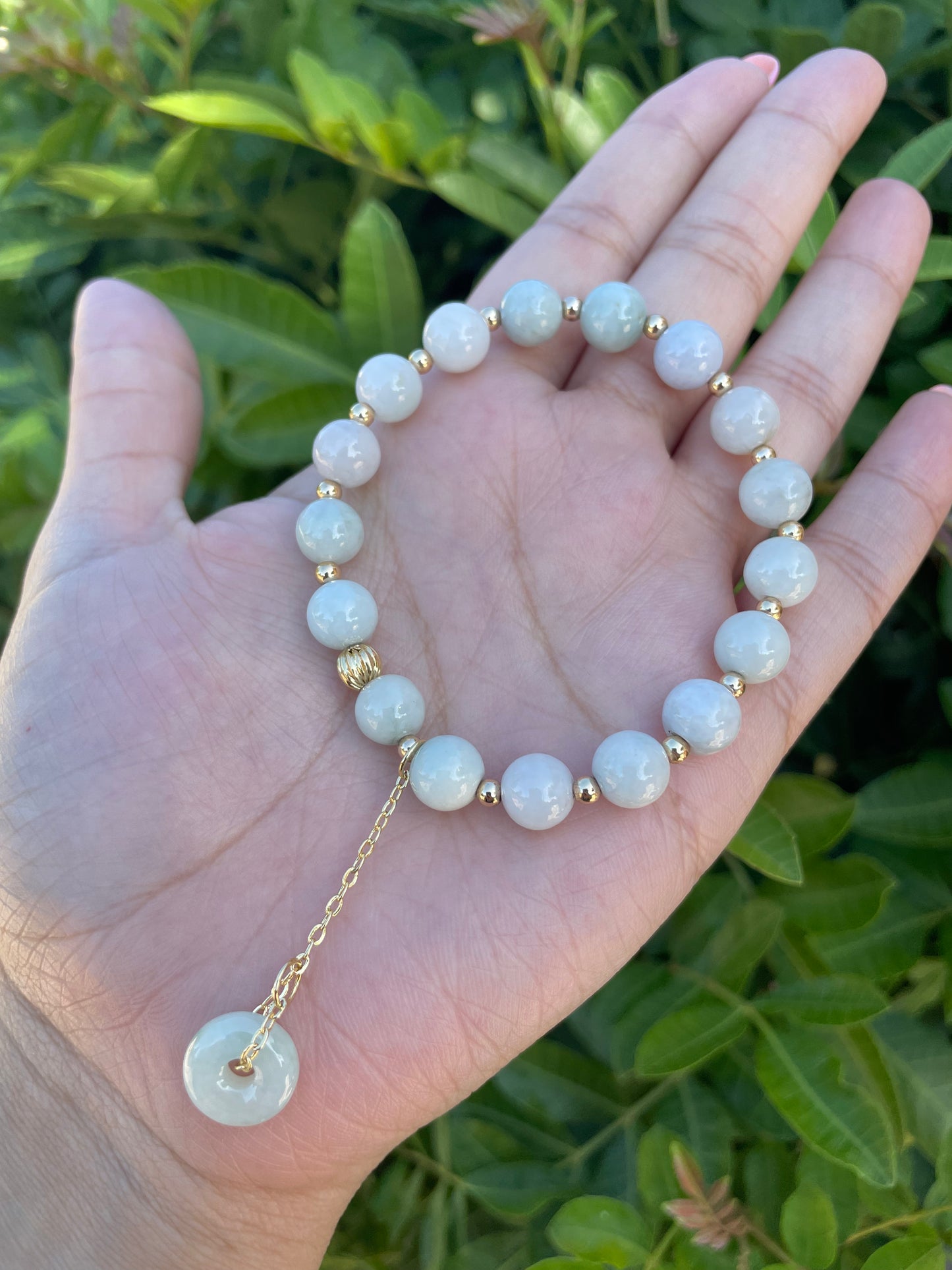 Jade Donut Bracelet