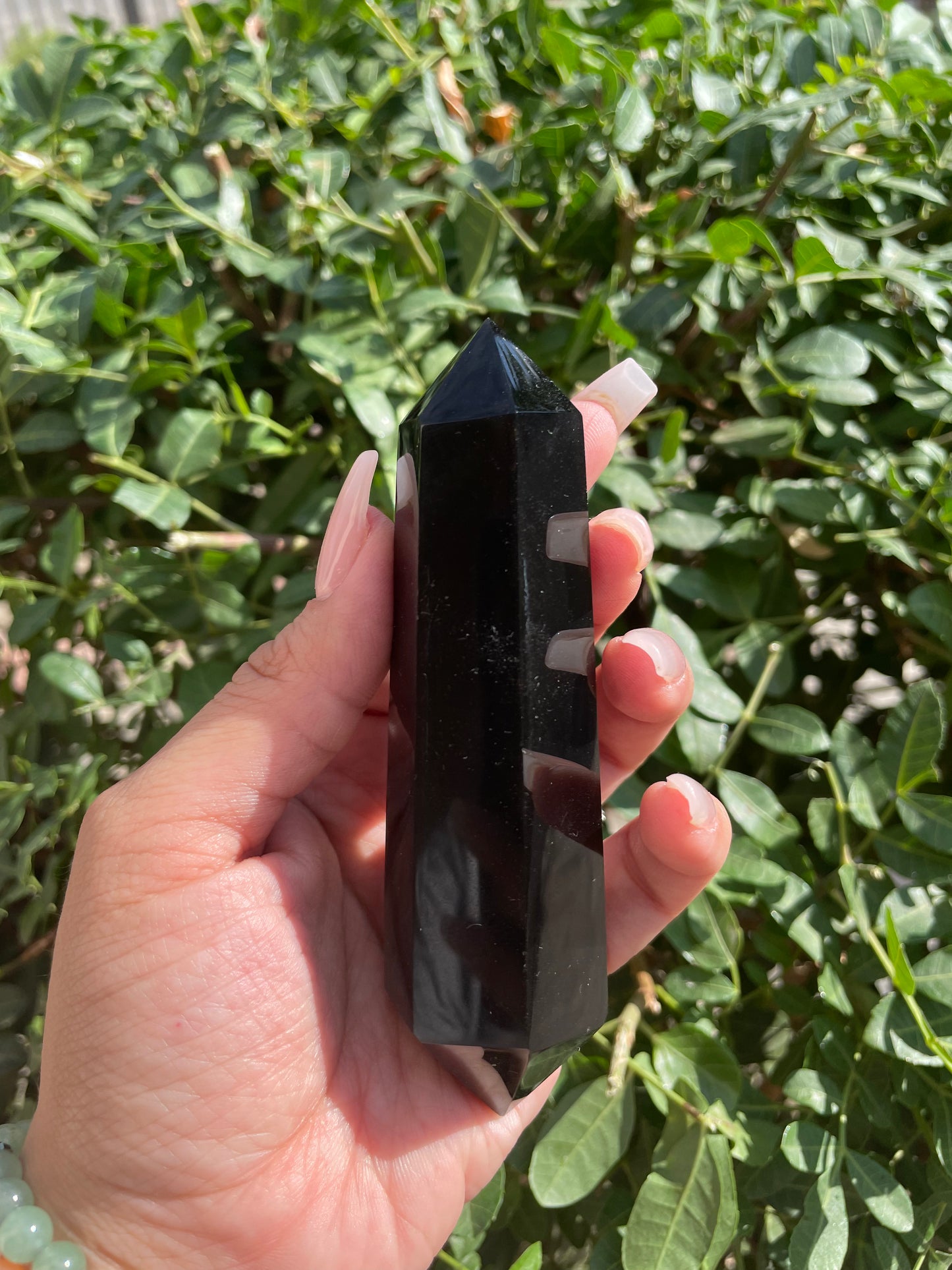 Obsidian Double Terminated Obelisk