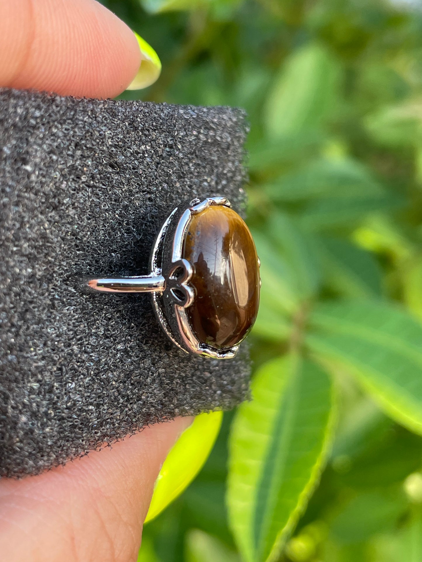 Tiger Eye .925 Sterling Silver Ring