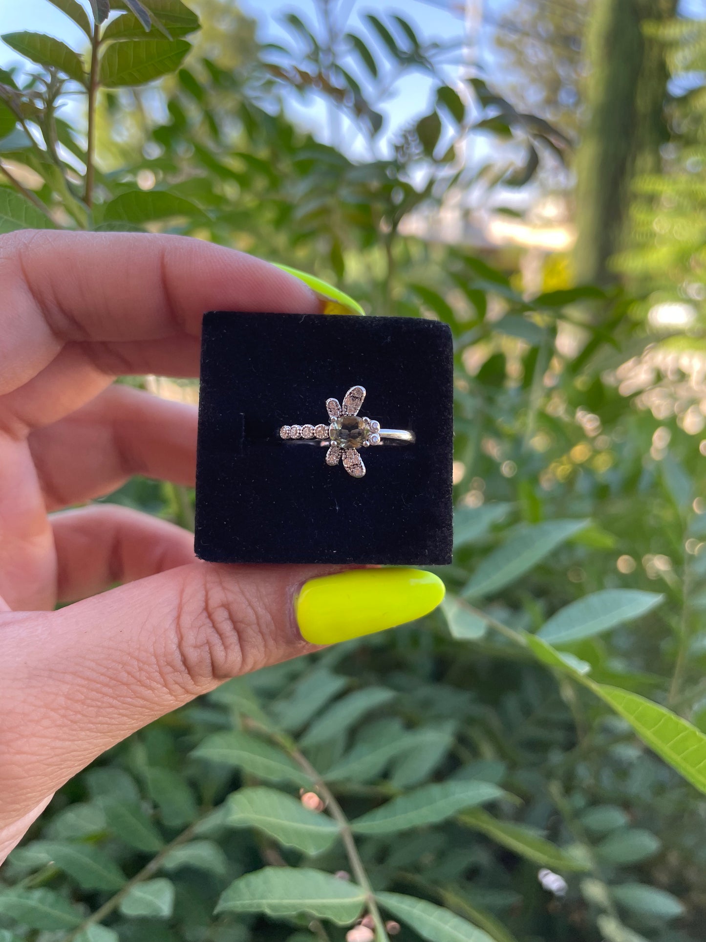 Peridot Sterling Silver.925 Ring