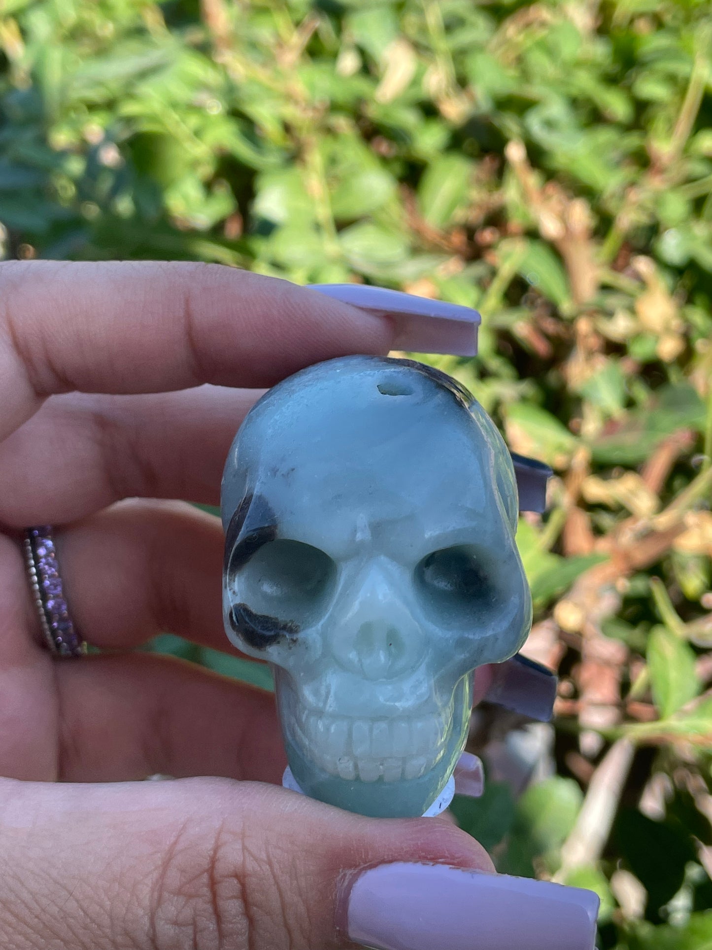 Amazonite Skull