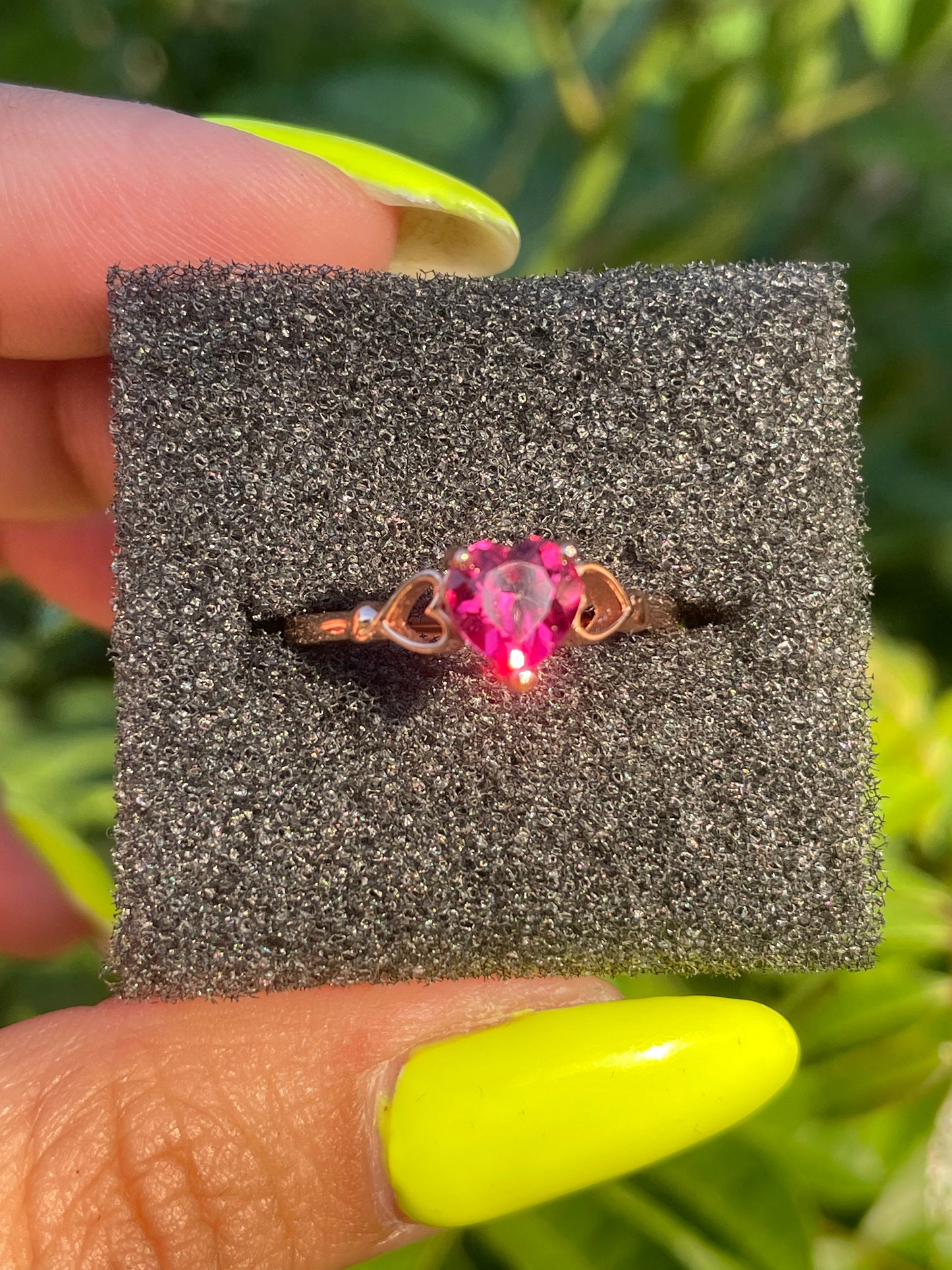 Pink Sapphire .925 Sterling Silver Ring