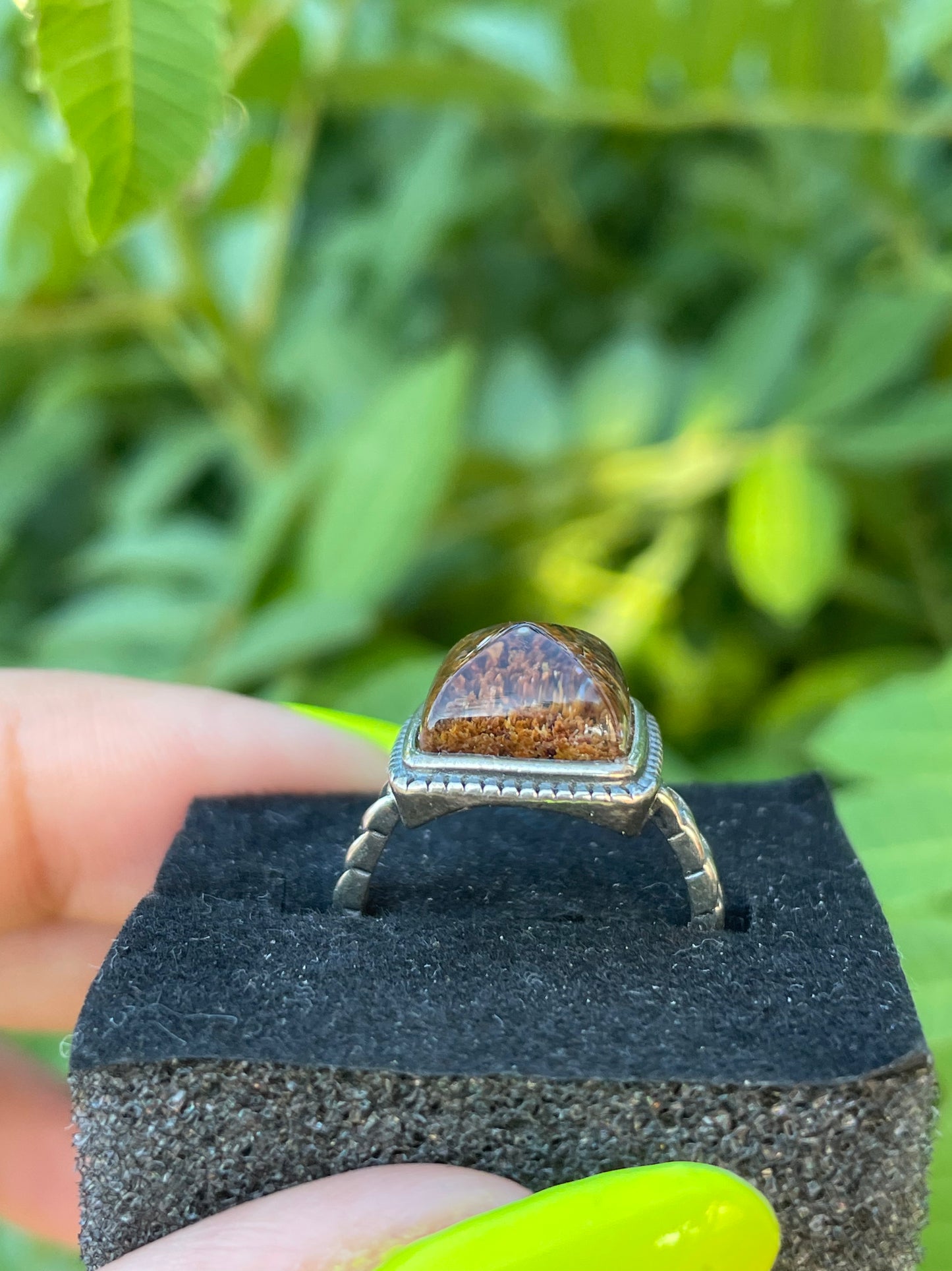 Garden Quartz .925 Sterling Silver Ring