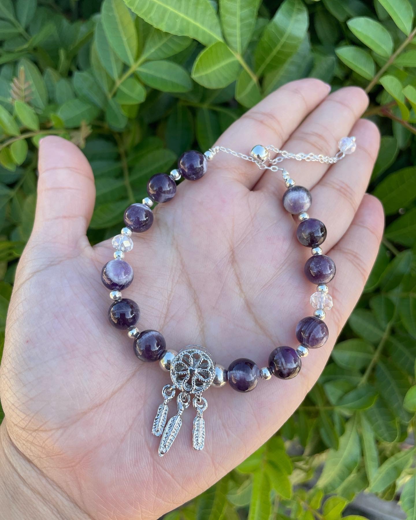 Amethyst Dreamcatcher Bracelet