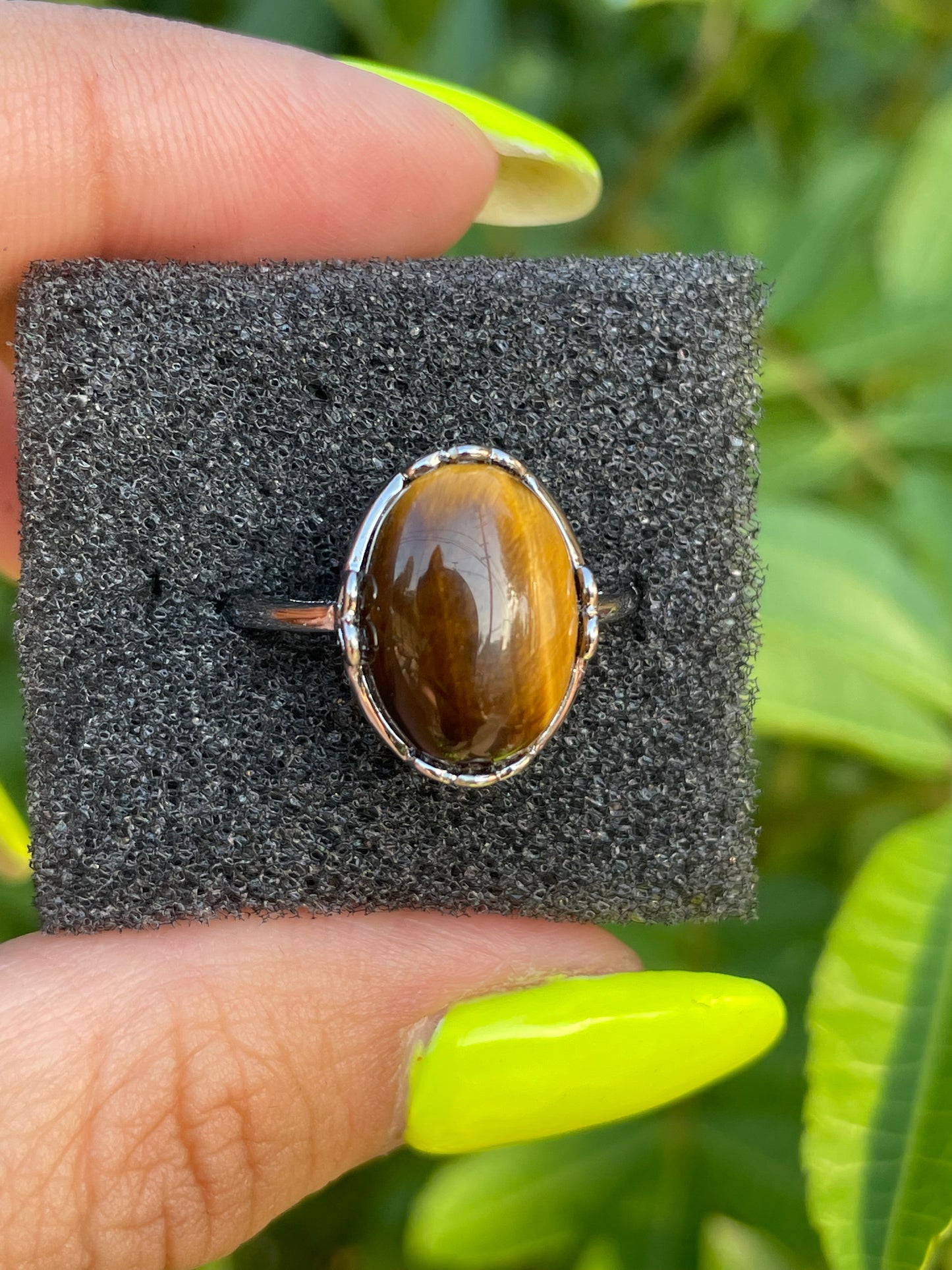 Tiger Eye .925 Sterling Silver Ring