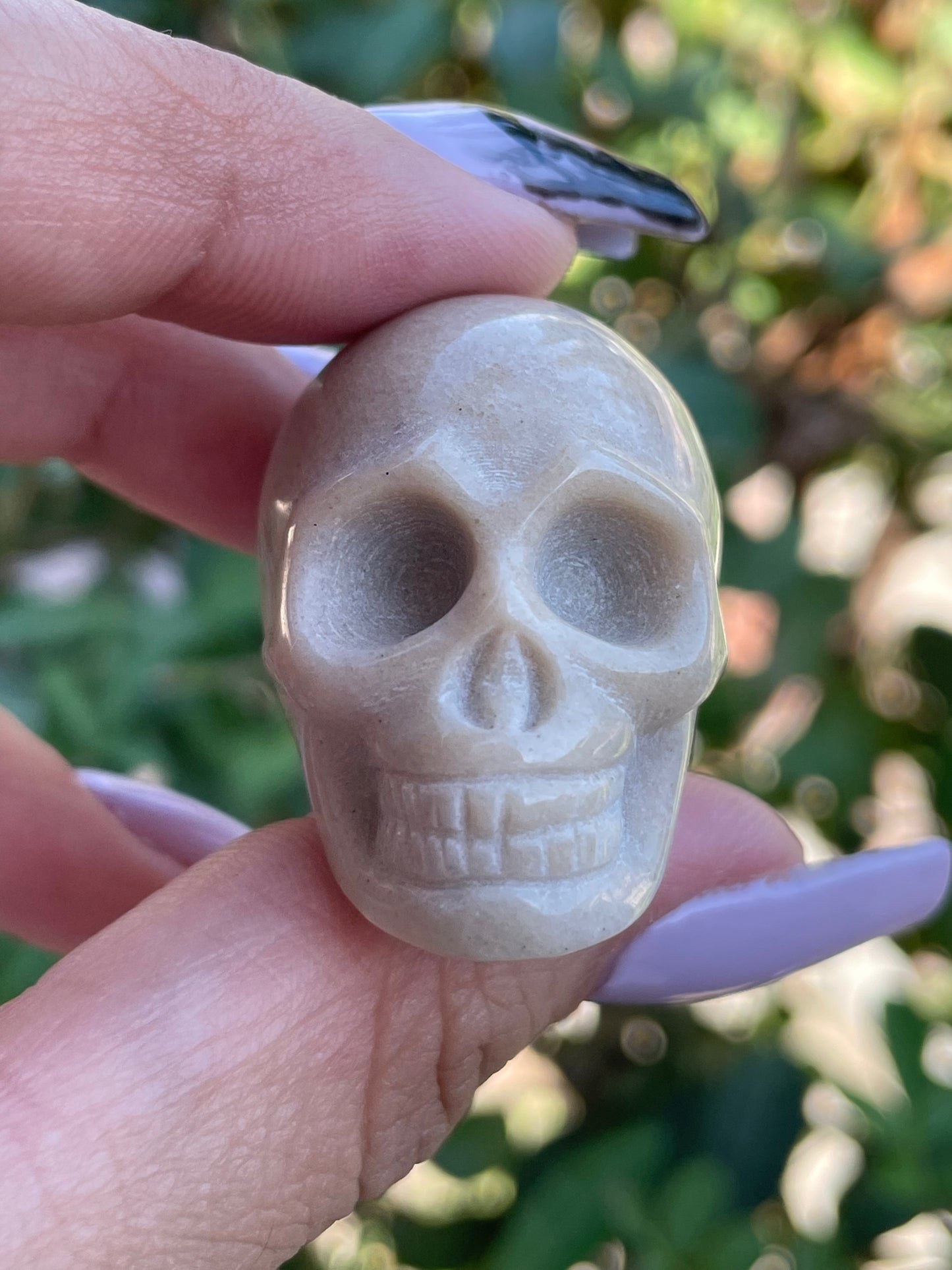 Yellow Calcite Skull