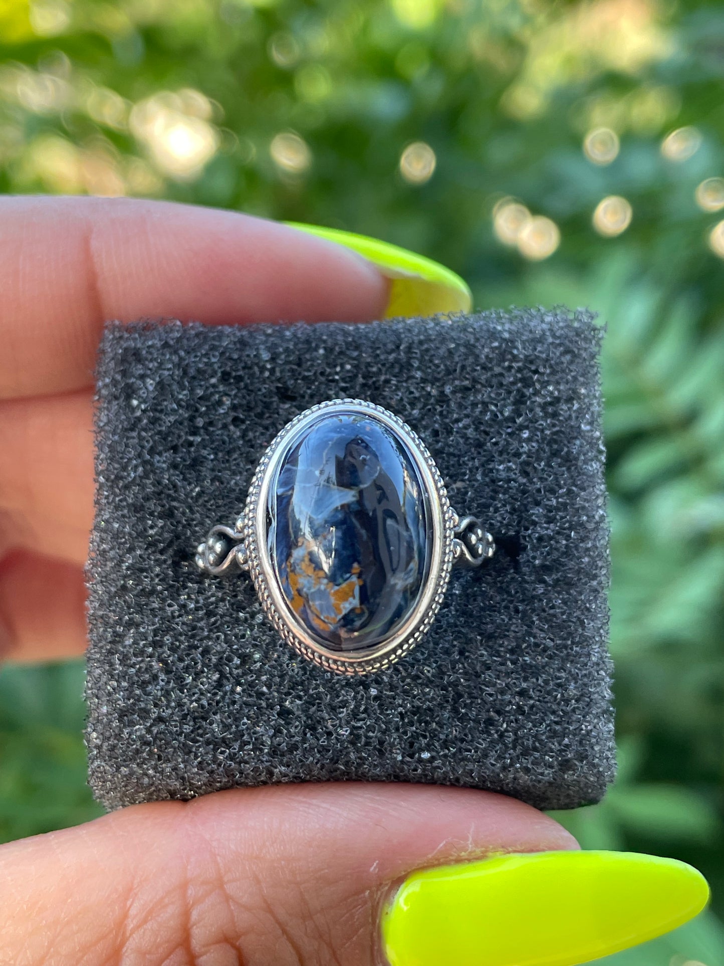 Pietersite .925 Sterling Silver Ring