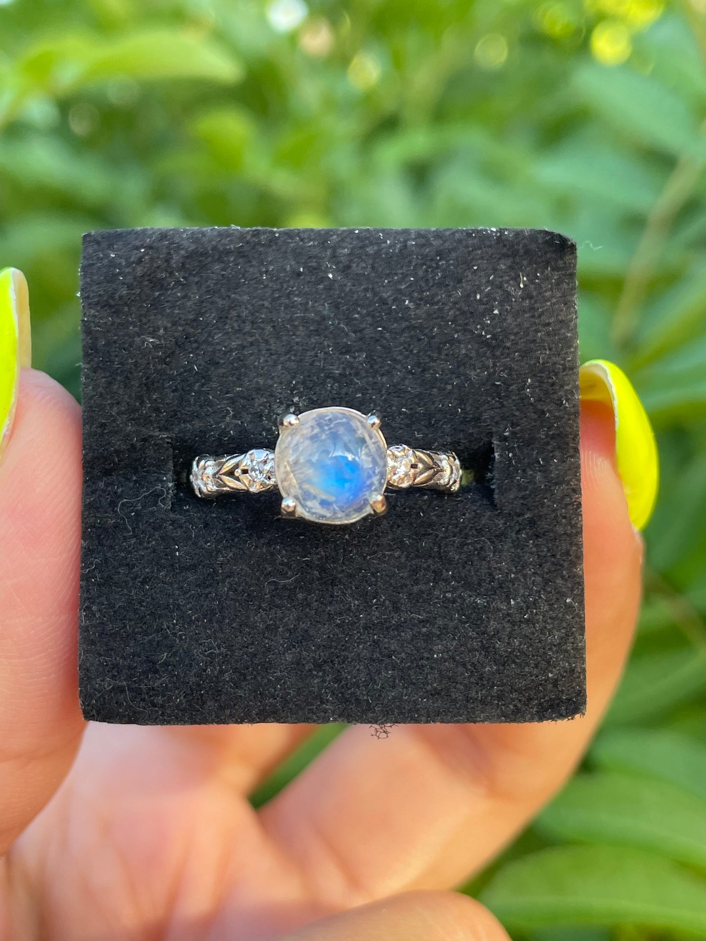 Moonstone .925 Sterling Silver Ring