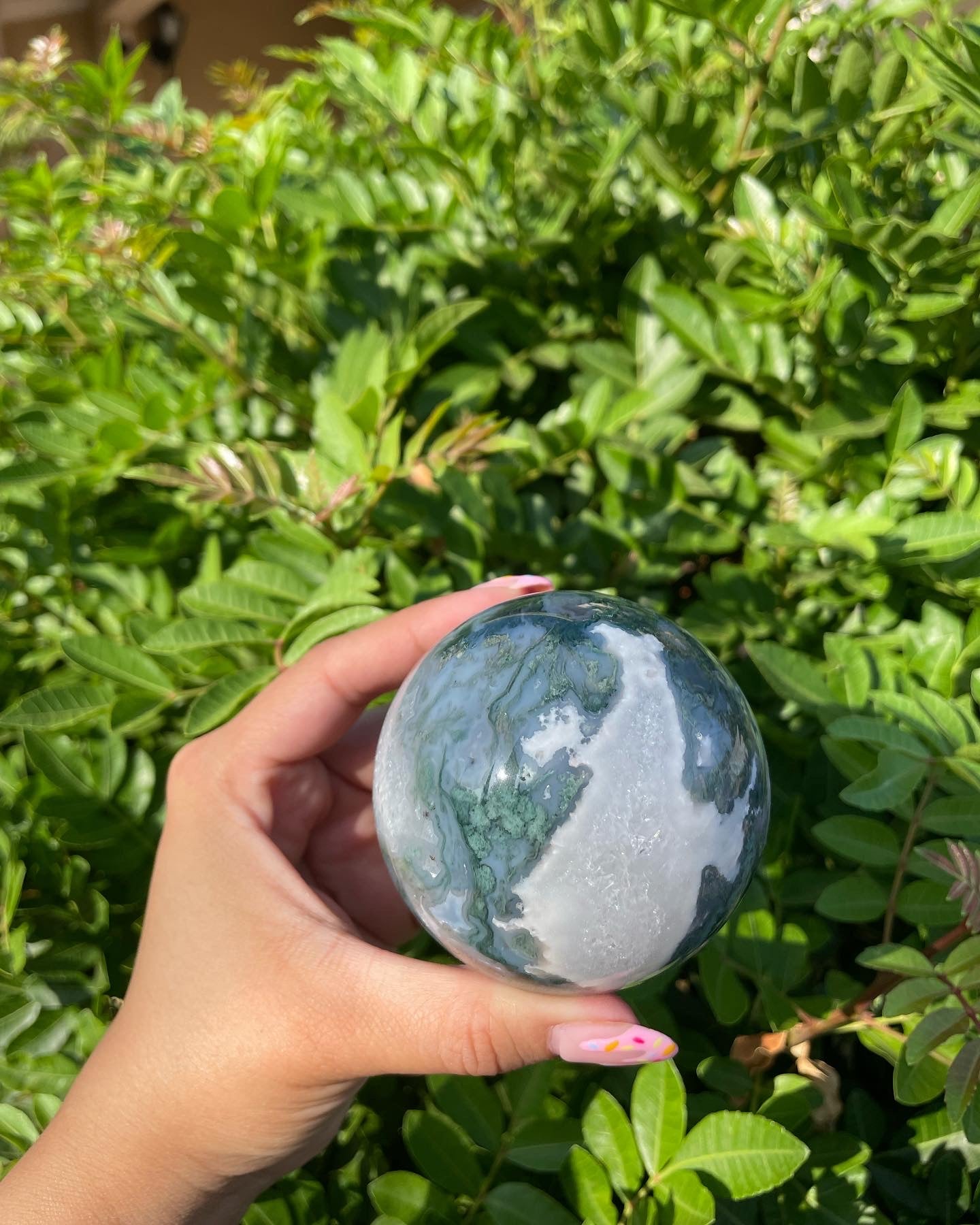Moss Agate Sphere