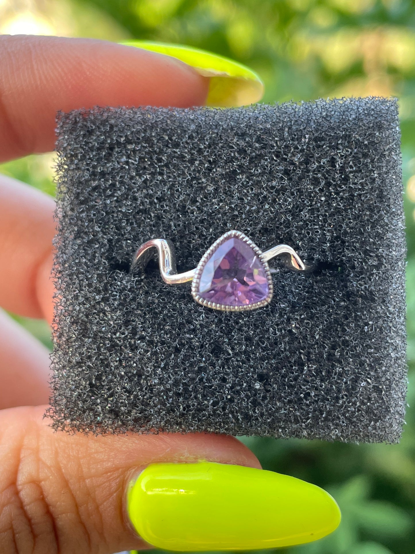 Amethyst .925 Sterling Silver Ring