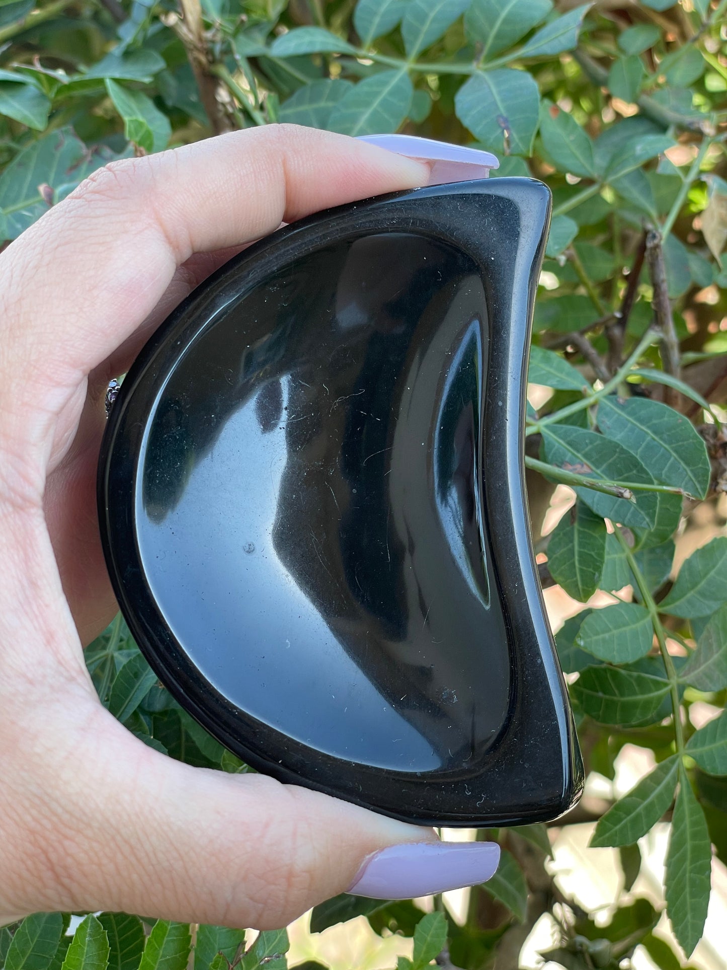 Obsidian Moon Bowl