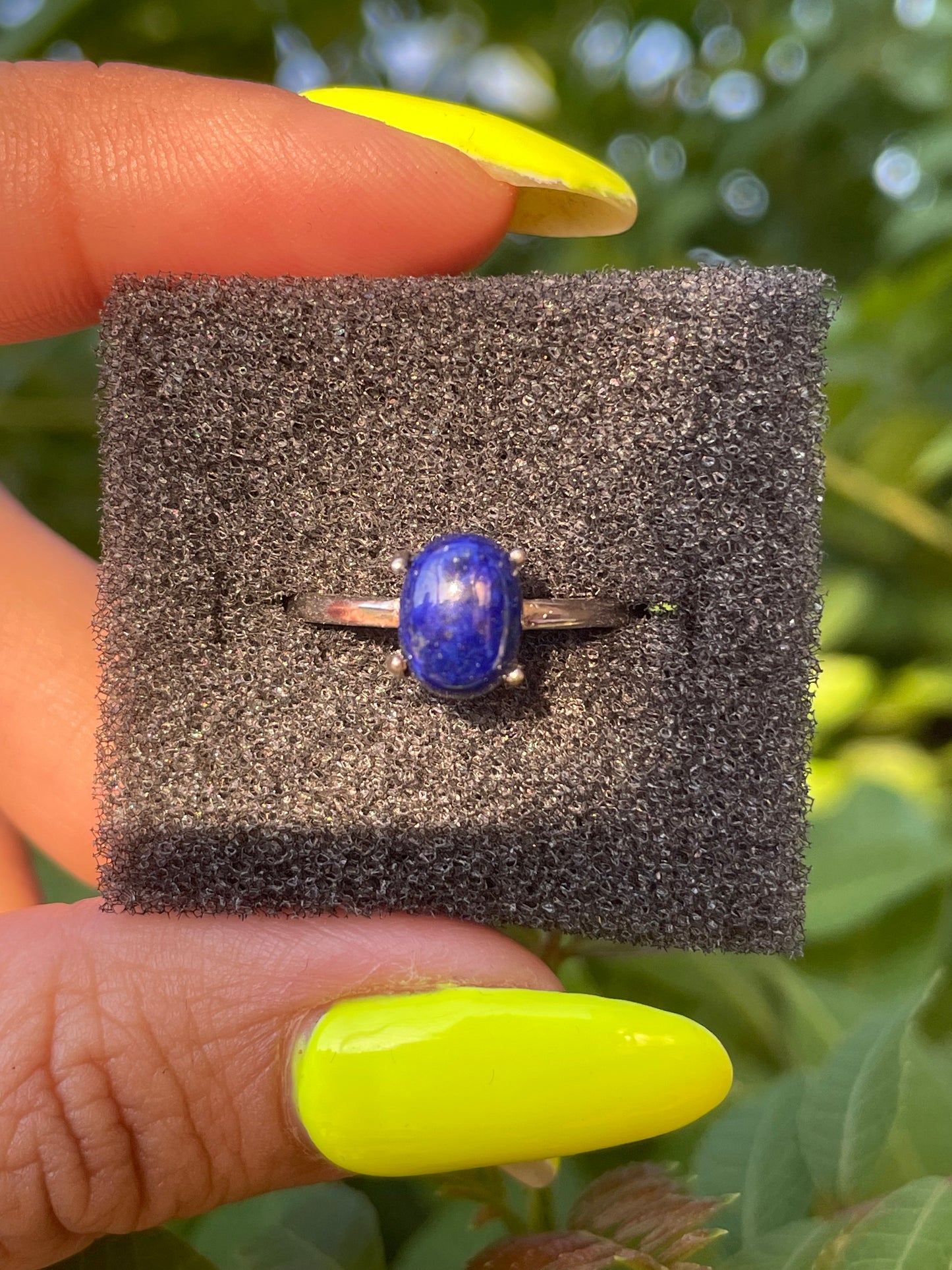 Lapis Lazuli .925 Sterling Silver Ring
